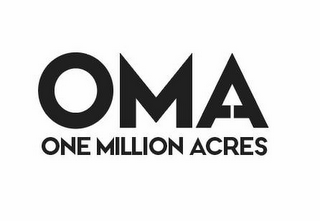 OMA ONE MILLION ACRES logo