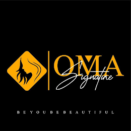 OMA SIGNATURE BE YOU BE BEAUTIFUL logo