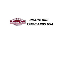 OMAHA ONE FARMLANDS USA logo