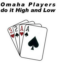 OMAHA PLAYERS DO IT HIGH AND LOW logo