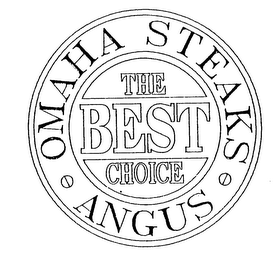OMAHA STEAKS ANGUS THE BEST CHOICE logo