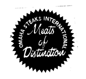 OMAHA STEAKS INTERNATIONAL MEATS OF DISTINCTION logo