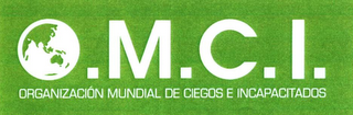 O.M.C.I. ORGANIZACIÓN MUNDIAL DE CIEGOS E INCAPACITADOS logo