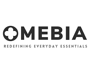 OMEBIA REDEFINING EVERYDAY ESSENTIALS logo