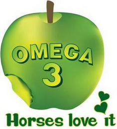 OMEGA 3 HORSES LOVES IT logo