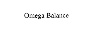 OMEGA BALANCE logo