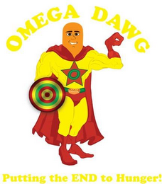 OMEGA DAWG PUTTING THE END TO HUNGER! logo