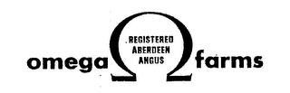 OMEGA FARMS REGISTERED ABERDEEN ANGUS logo
