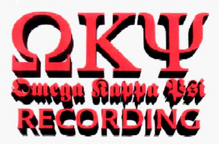 OMEGA KAPPA PSI RECORDING logo