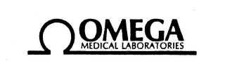 OMEGA MEDICAL LABORATORIES AND DESIGN logo