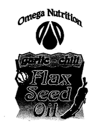 OMEGA NUTRITION GARLIC-CHILI FLAX SEED OIL logo