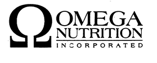 OMEGA NUTRITION INCORPORATED logo