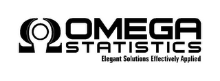 OMEGA STATISTICS ELEGANT SOLUTIONS EFFECTIVELY APPLIED logo