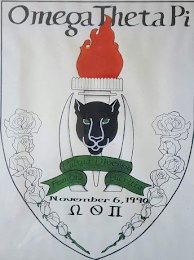OMEGA THETA PI CULTUA DIVERSUS FEMINA PUERITIA NOVEMBER 6, 1990 logo