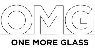 OMG ONE MORE GLASS logo