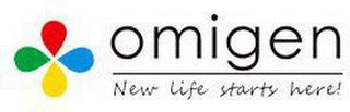 OMIGEN NEW LIFE STARTS HERE! logo