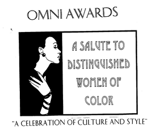 OMNI AWARDS A SALUTE TO DISTINGUISHED WOMEN OF COLOR "A CELEBRATION OF CULTURE AND STYLE" logo