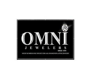 OMNI JEWELERS SINCE 1979 YOUR NUMBER ONE SOURCE FOR ALL DIAMONDS & FINE JEWELRY logo