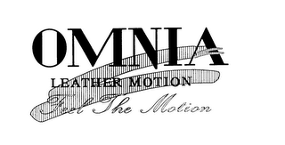 OMNIA LEATHER MOTION FEEL THE MOTION logo