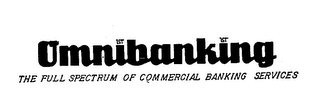 OMNIBANKING THE FULL SERVICE SPECTRUM OF COMMERCIAL BANKING SERVICES logo
