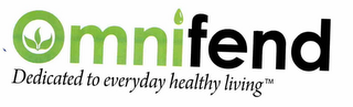 OMNIFEND DEDICATED TO EVERYDAY HEALTHY LIVING logo