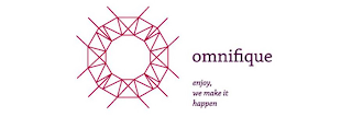 OMNIFIQUE ENJOY, WE MAKE IT HAPPEN logo