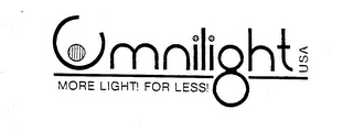 OMNILIGHT USA MORE LIGHT! FOR LESS! logo