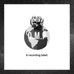 O.M.P A RECORDING LABEL. logo