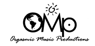 OMP ORGASMIC MUSIC PRODUCTIONS logo