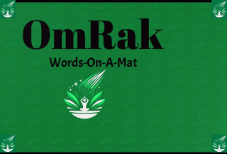 OMRAK WORDS-ON-A-MAT logo