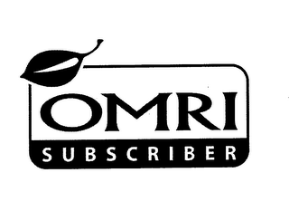 OMRI SUBSCRIBER logo