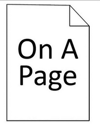 ON A PAGE logo