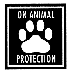 ON ANIMAL PROTECTION logo