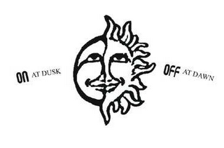ON AT DUSK OFF AT DAWN logo