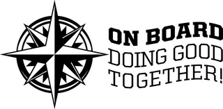 ON BOARD DOING GOOD TOGETHER! logo