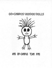 ON-CAMPUS VOODOO DOLLS AND ON-CAMPUS TEAM PINS logo