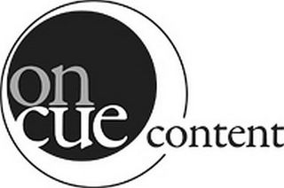 ON CUE CONTENT logo