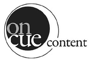 ON CUE CONTENT logo