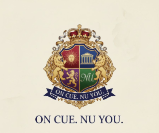 ON CUE. NU YOU. logo