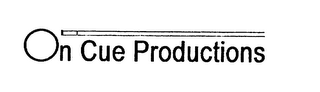 ON CUE PRODUCTIONS logo