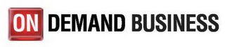 ON DEMAND BUSINESS logo