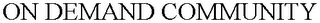 ON DEMAND COMMUNITY logo