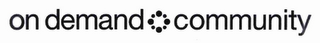 ON DEMAND COMMUNITY logo