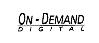 ON - DEMAND D I G I T A L logo