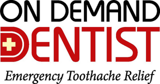 ON DEMAND DENTIST EMERGENCY TOOTHACHE RELIEF logo