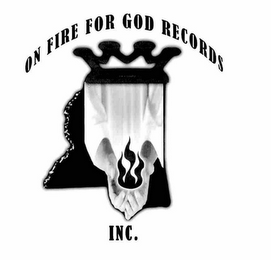 ON FIRE FOR GOD RECORDS INC. logo