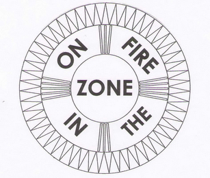 ON FIRE IN THE ZONE logo