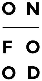 ON FOOD logo