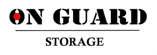 ON GUARD STORAGE logo