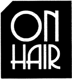 ON HAIR logo